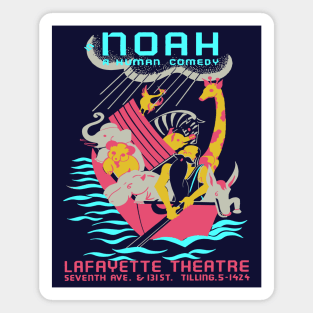 Noah - A Human Comedy - Vintage Analog Poster Magnet